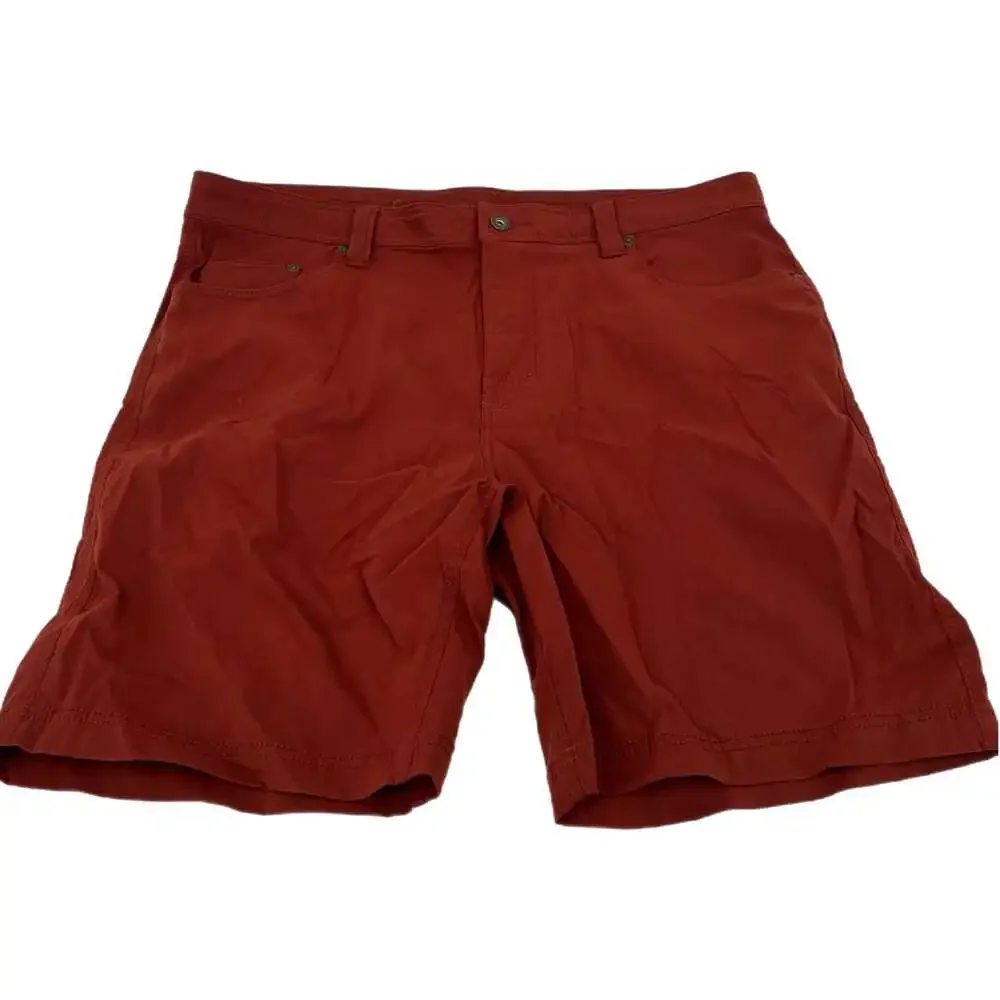 Prana Brown Cotton Hybrid Shorts | Men's Size 38